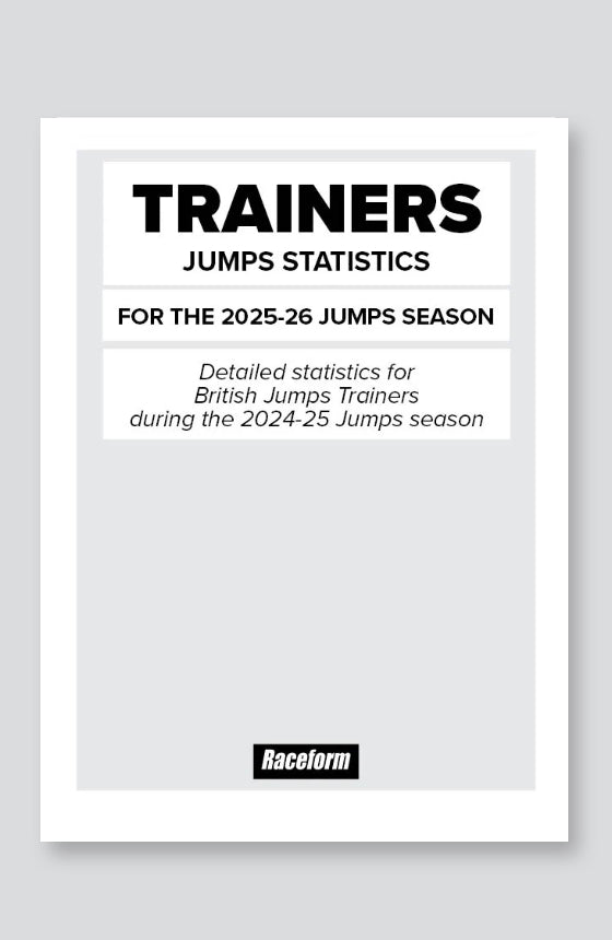 Trainer Jumps Statistics for the 2025-26 season - PDF version
