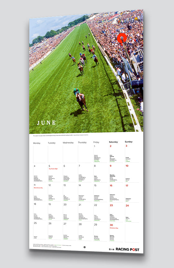 Racing Post Moments Wall Calendar 2025