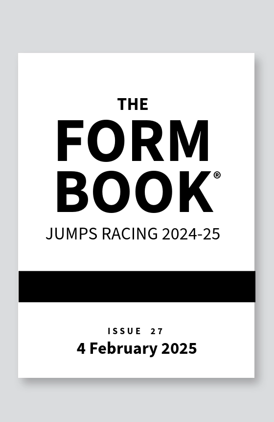 Jumps Formbook 2024-25 - downloadable version (PDF) - Issue 27 - February 4th