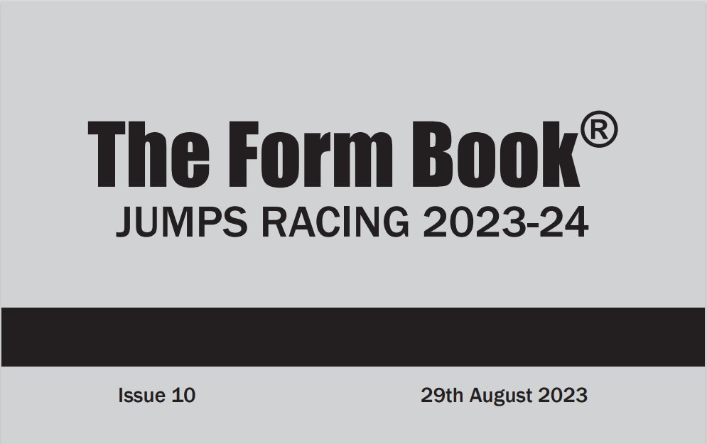 Jumps Formbook 2023-24 - downloadable version (PDF) - Issue 10 - August 29th 2023