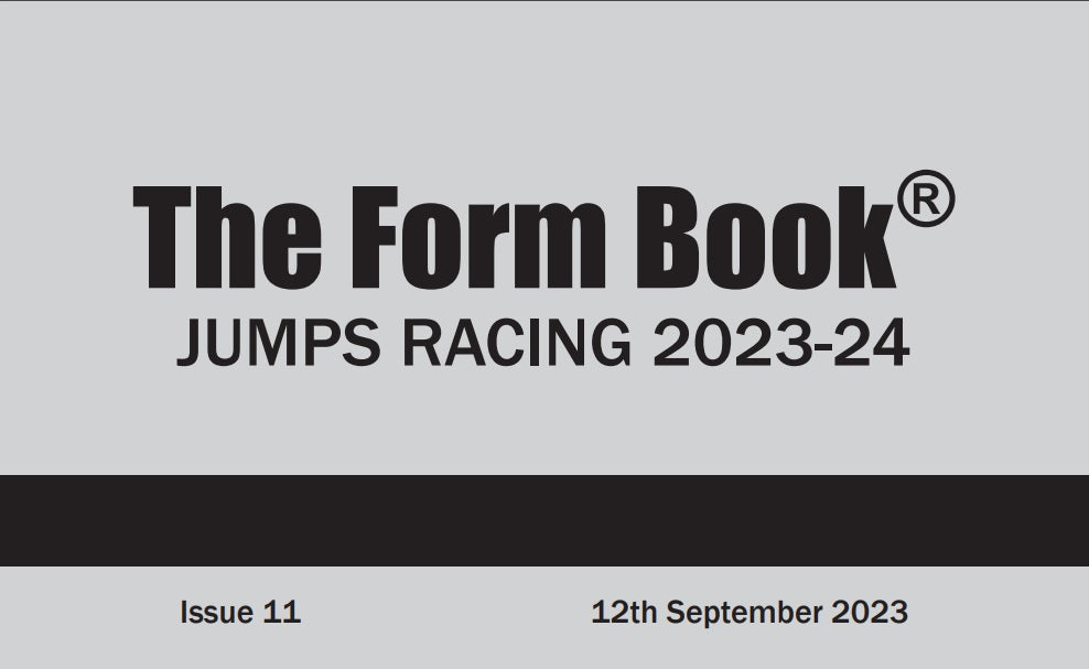 Jumps Formbook 2023-24 - downloadable version (PDF) - Issue 11 - September 12th 2023