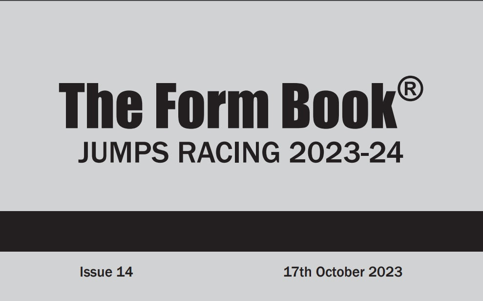 Jumps Formbook 2023-24 - downloadable version (PDF) - Issue 14 - October 17th 2023