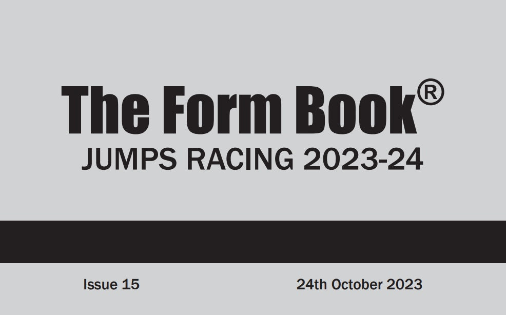 Jumps Formbook 2023-24 - downloadable version (PDF) - Issue 15 - October 24th 2023