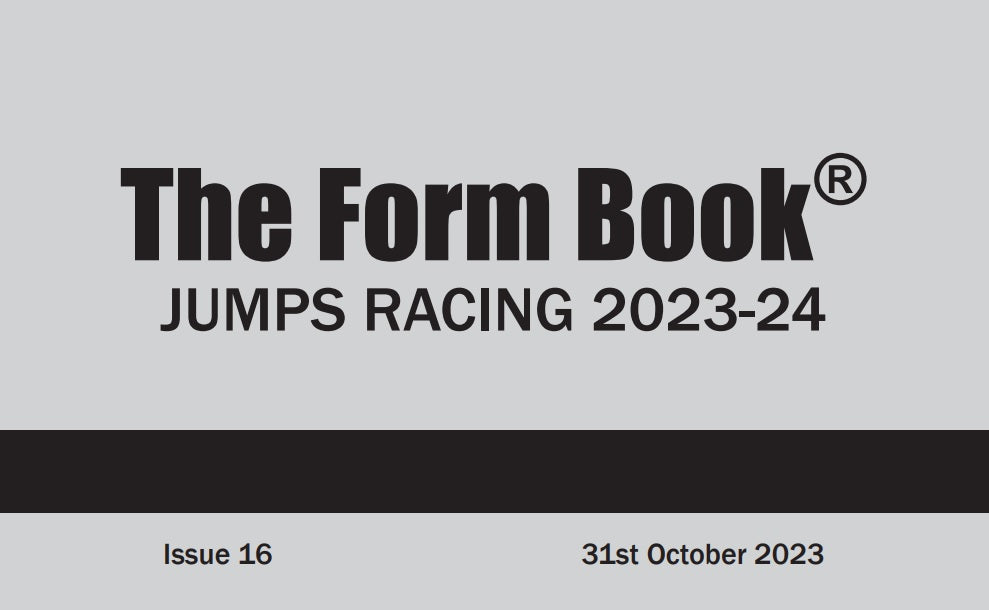 Jumps Formbook 2023-24 - downloadable version (PDF) - Issue 16 - October 31st 2023