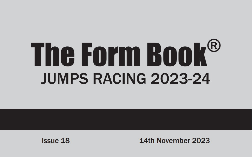 Jumps Formbook 2023-24 - downloadable version (PDF) - Issue 18 - November 14th 2023