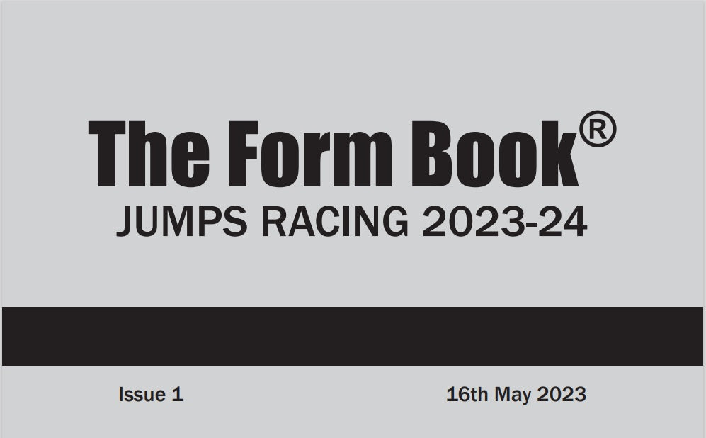 Jumps Formbook 2023-24 - downloadable version (PDF) - Issue 1 - May 16th 2023