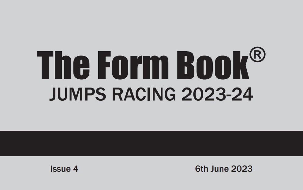 Jumps Formbook 2023-24 - downloadable version (PDF) - Issue 4 - June 6th 2023