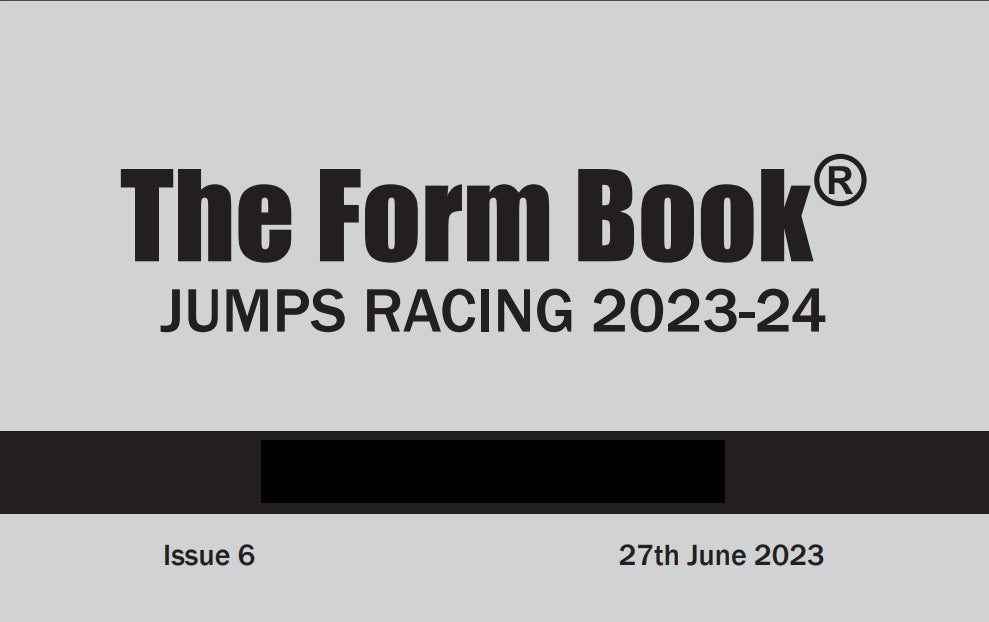 Jumps Formbook 2023-24 - downloadable version (PDF) - Issue 6 - June 27th 2023