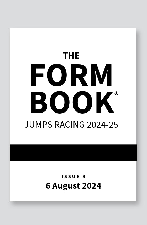 Jumps Formbook 2024-25 - downloadable version (PDF) - Issue 9 - August 6th