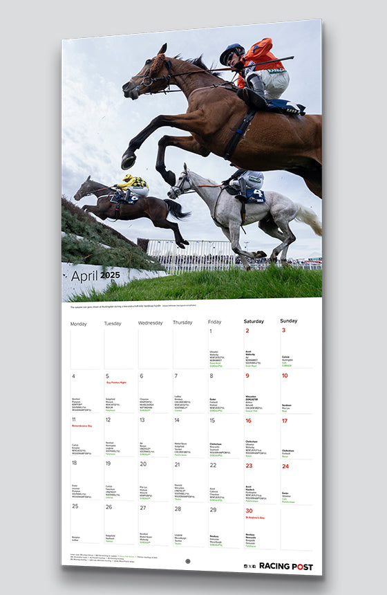 Racing Post Wall Calendar 2025