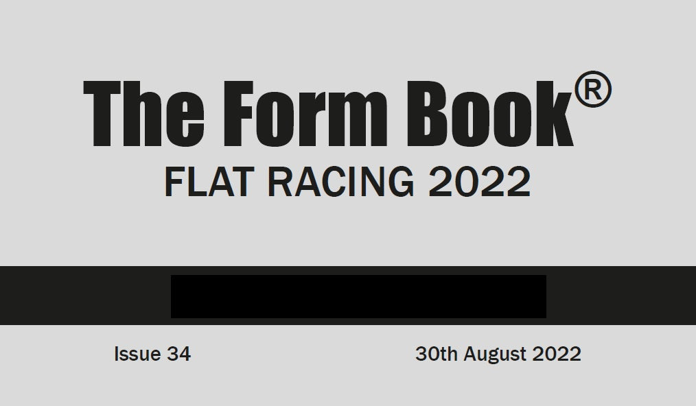 Flat Formbook 2022 - downloadable version (PDF) - Issue 34 - 30/08/2022
