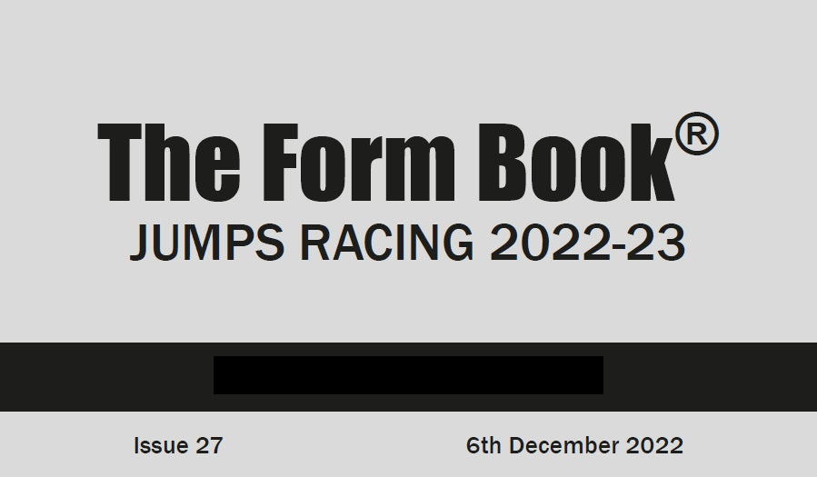 Jumps Formbook 2022-23 - downloadable version (PDF) - Issue 27 - December 6th 2022