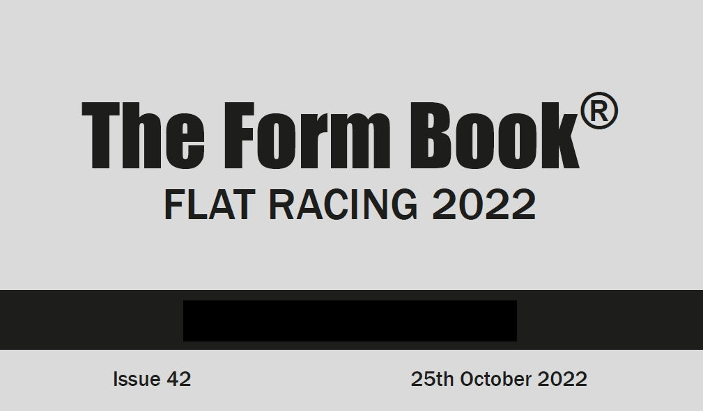 Flat Formbook 2022 - downloadable version (PDF) - Issue 42 - 25/10/2022