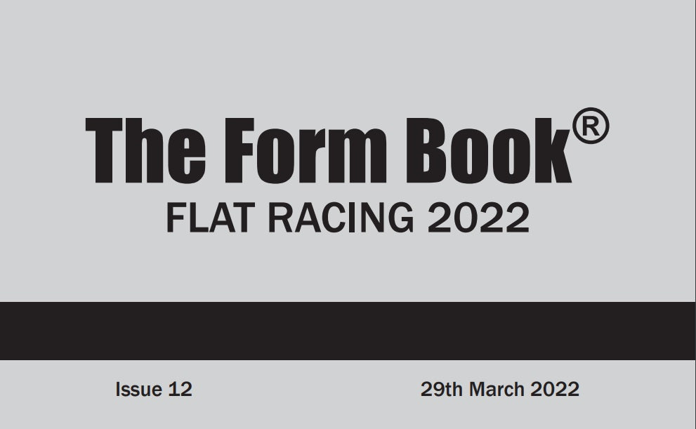 Flat Formbook 2022 - downloadable version (PDF) - Issue 12 - 29/03/2022