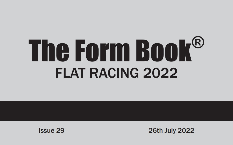 Flat Formbook 2022 - downloadable version (PDF) - Issue 29 - 26/07/2022
