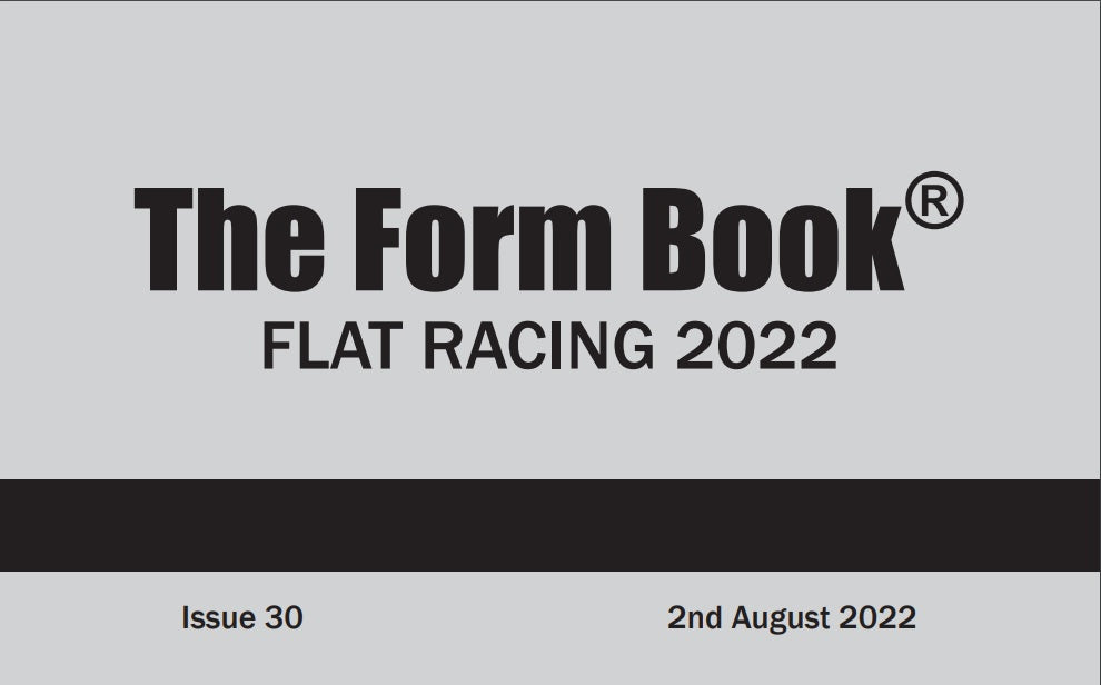 Flat Formbook 2022 - downloadable version (PDF) - Issue 30 - 02/08/2022