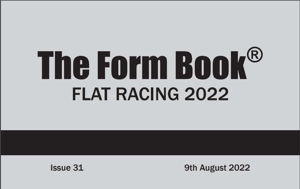 Flat Formbook 2022 - downloadable version (PDF) - Issue 31 - 09/08/2022