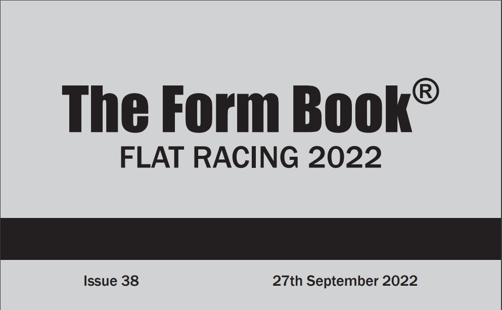 Flat Formbook 2022 - downloadable version (PDF) - Issue 38 - 27/09/2022
