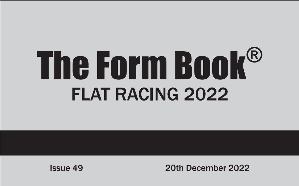 Flat Formbook 2022 - downloadable version (PDF) - Issue 49 - 20/12/2022
