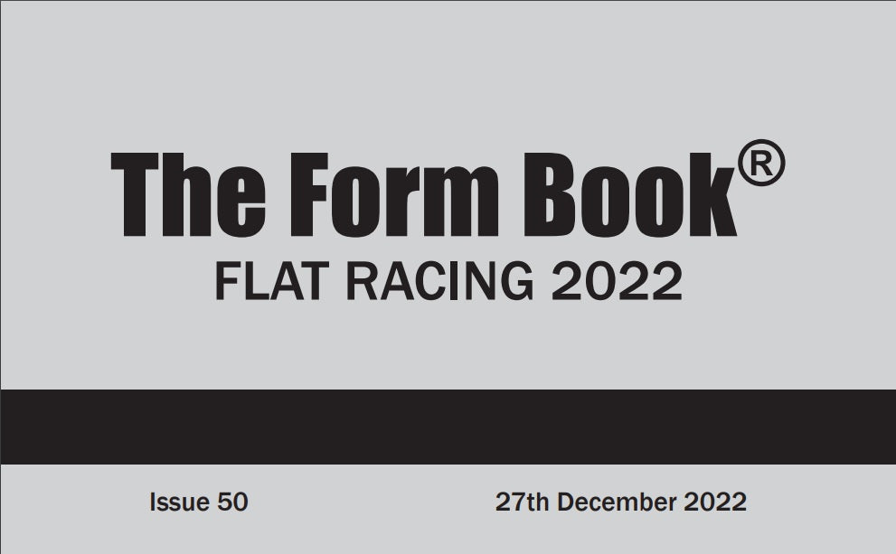 Flat Formbook 2022 - downloadable version (PDF) - Issue 50 - 27/12/2022
