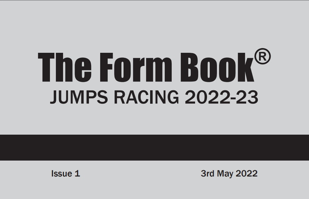 Jumps Formbook 2022-23 - downloadable version (PDF) - Issue 1 - May 3rd 2022