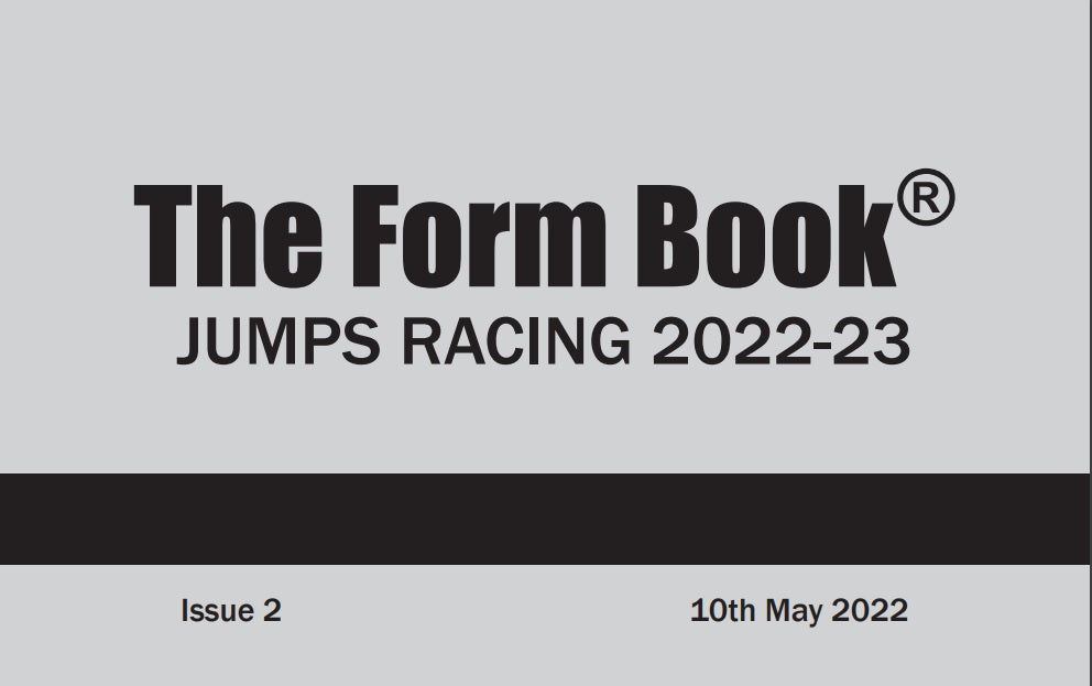 Jumps Formbook 2022-23 - downloadable version (PDF) - Issue 2 - May 10th 2022