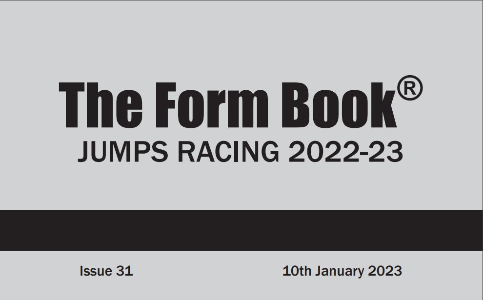 Jumps Formbook 2022-23 - downloadable version (PDF) - Issue 31 - January 10th 2023