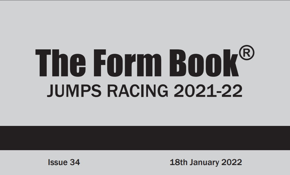 Jumps Formbook 2021-22 - downloadable version (PDF) - Issue 34 - January 18th 2022
