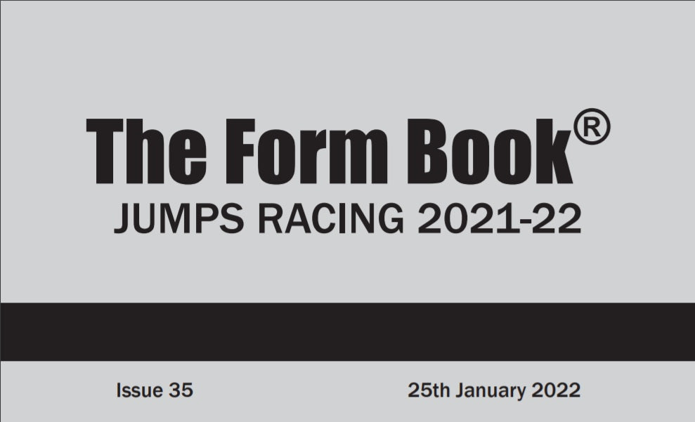 Jumps Formbook 2021-22 - downloadable version (PDF) - Issue 35 - January 25th 2022