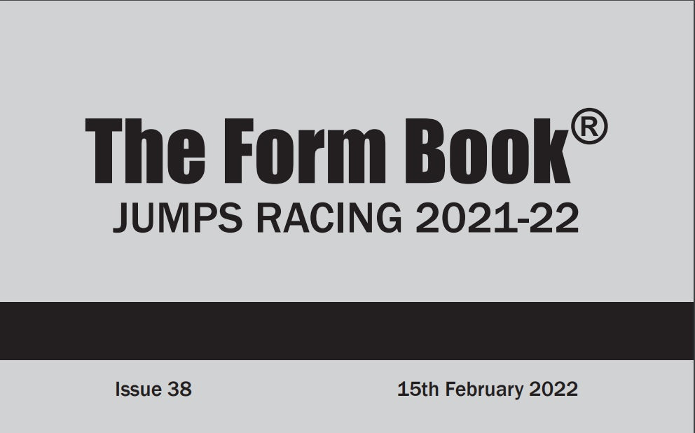Jumps Formbook 2021-22 - downloadable version (PDF) - Issue 38 - February 15th 2022