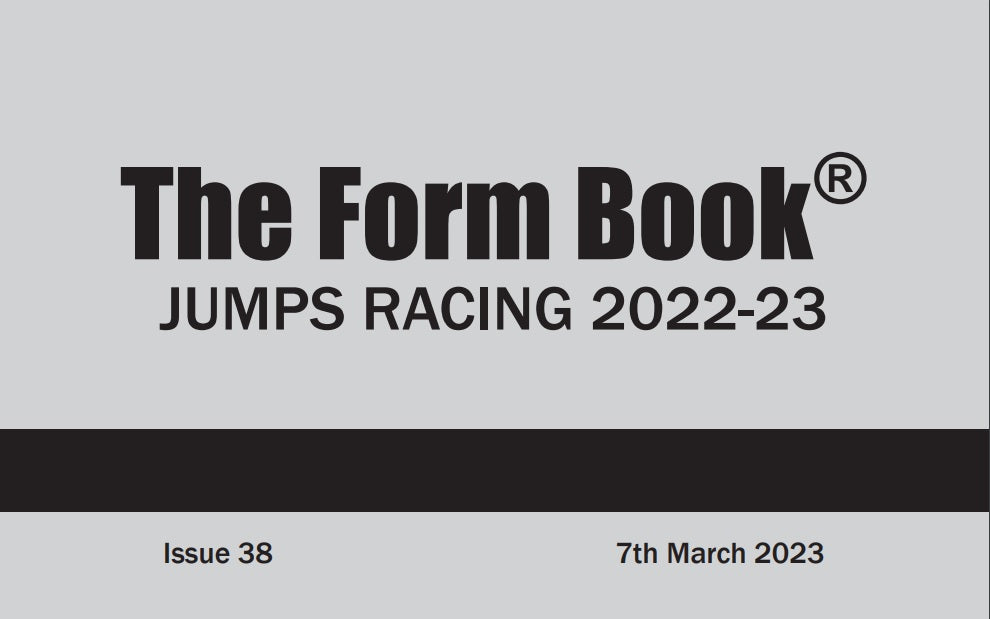 Jumps Formbook 2022-23 - downloadable version (PDF) - Issue 38 - March 7th 2023