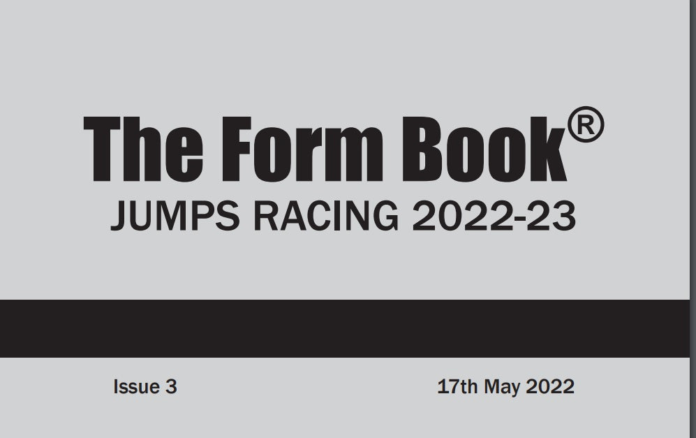 Jumps Formbook 2022-23 - downloadable version (PDF) - Issue 3 - May 17th 2022