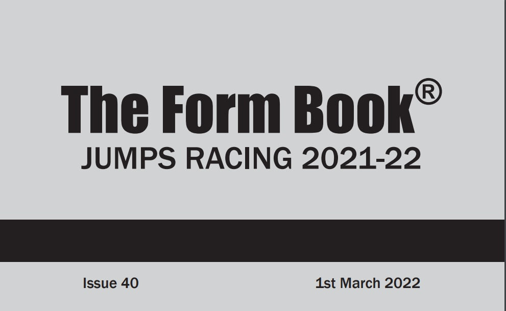 Jumps Formbook 2021-22 - downloadable version (PDF) - Issue 40 - March 1st 2022