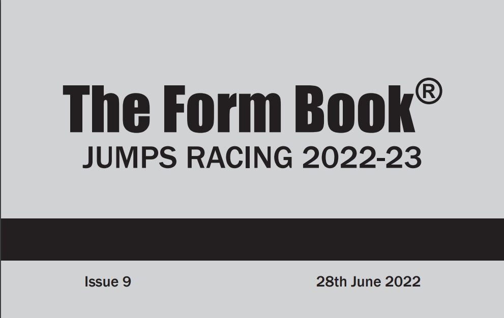Jumps Formbook 2022-23 - downloadable version (PDF) - Issue 9 - June 28th 2022