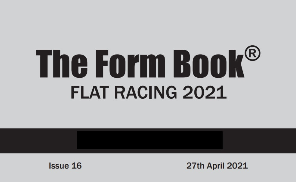 Flat Formbook 2021 - downloadable version (PDF) - Issue 16 - 27/04/2021
