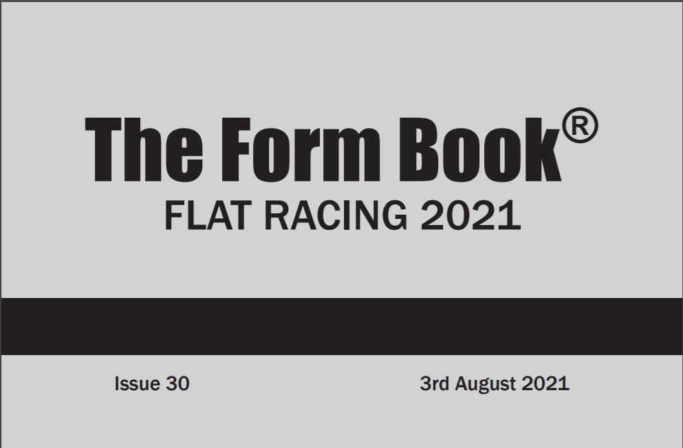 Flat Formbook 2021 - downloadable version (PDF) - Issue 30 - 03/08/2021