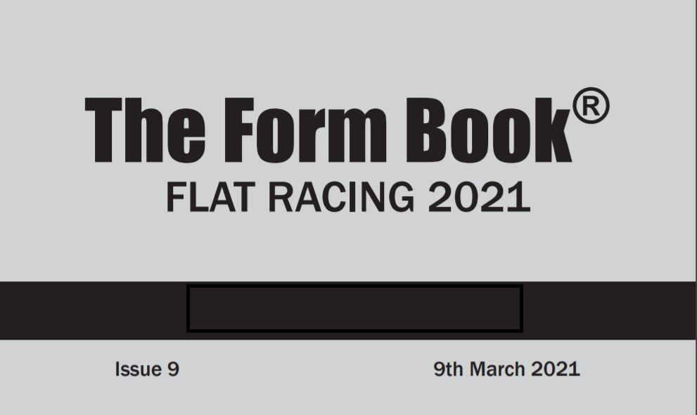 Flat Formbook 2021 - downloadable version (PDF) - Issue 9 - 09/03/2021