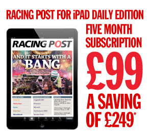 Racing Post iPad daily Edition: 5 months special subscription