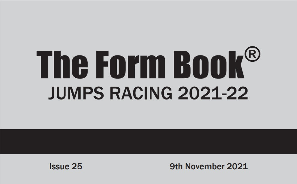 Jumps Formbook 2021-22 - downloadable version (PDF) - Issue 25 - November 9th 2021