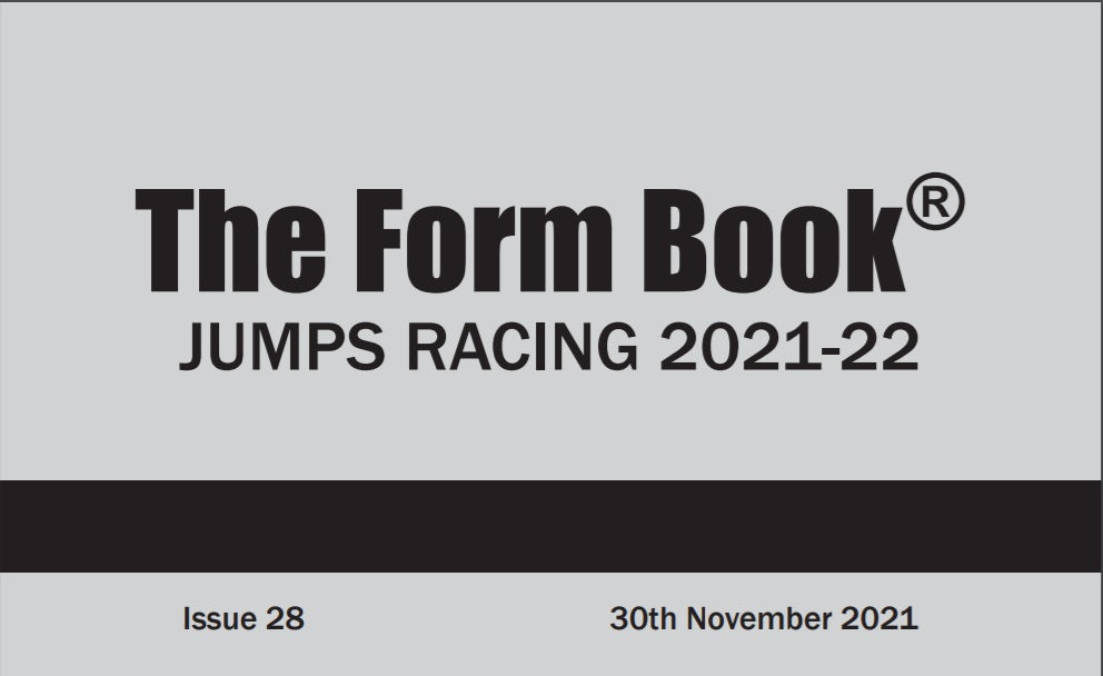 Jumps Formbook 2021-22 - downloadable version (PDF) - Issue 28 - November 30th 2021