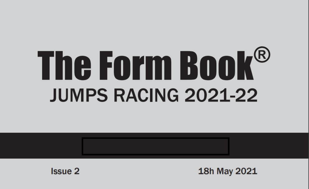 Jumps Formbook 2021-22 - downloadable version (PDF) - Issue 2 - May 18th 2021
