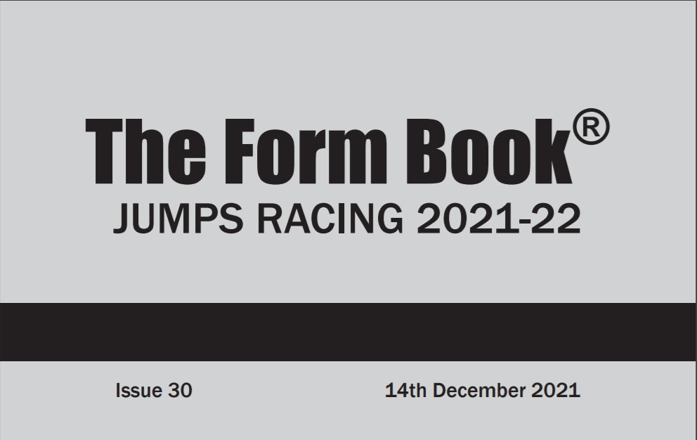 Jumps Formbook 2021-22 - downloadable version (PDF) - Issue 30 - December 14th 2021