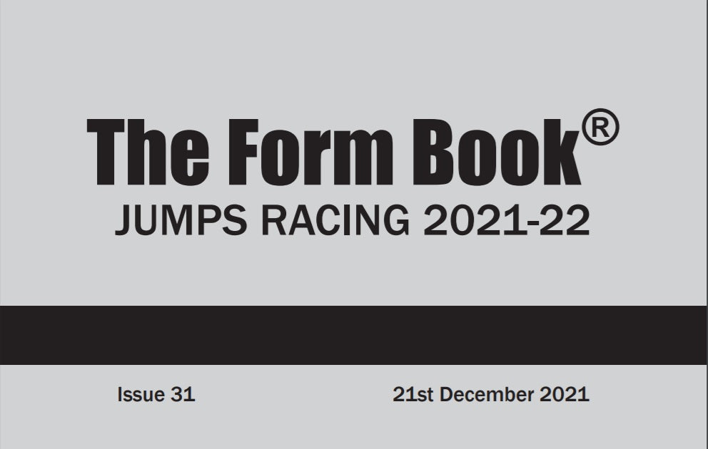 Jumps Formbook 2021-22 - downloadable version (PDF) - Issue 31 - December 21st 2021