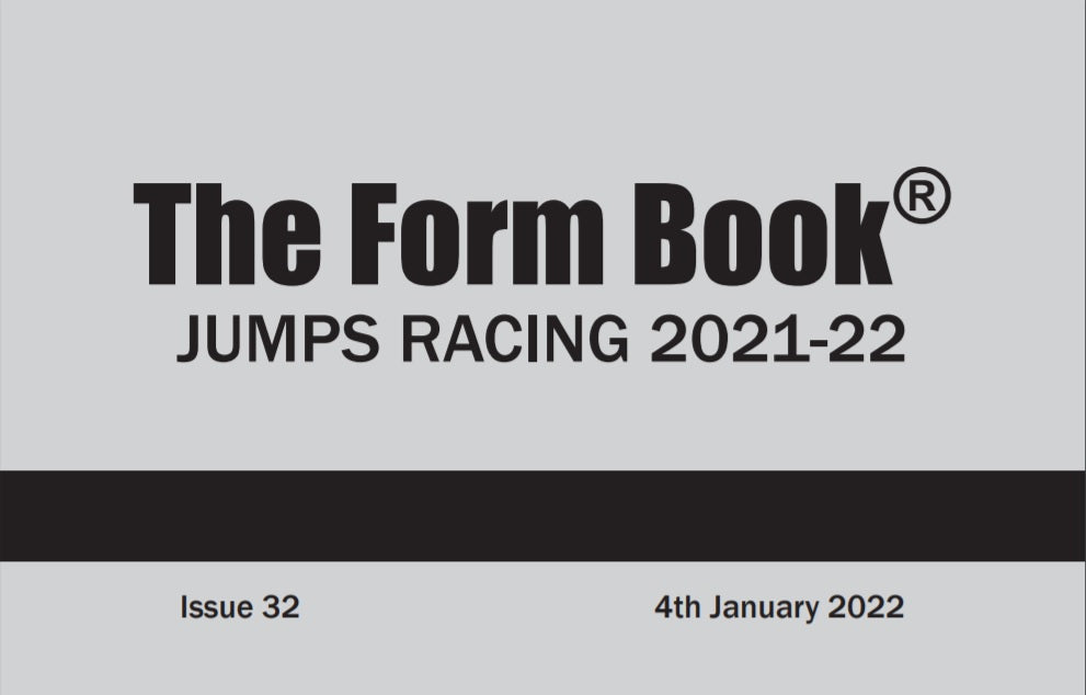 Jumps Formbook 2021-22 - downloadable version (PDF) - Issue 32 - January 4th 2022
