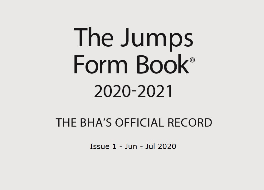 Jumps Formbook 2020-21 - downloadable version (PDF) - Issue 1 - June / July 2020