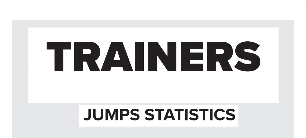 Trainer Jumps Statistics 2022-23 - PDF version